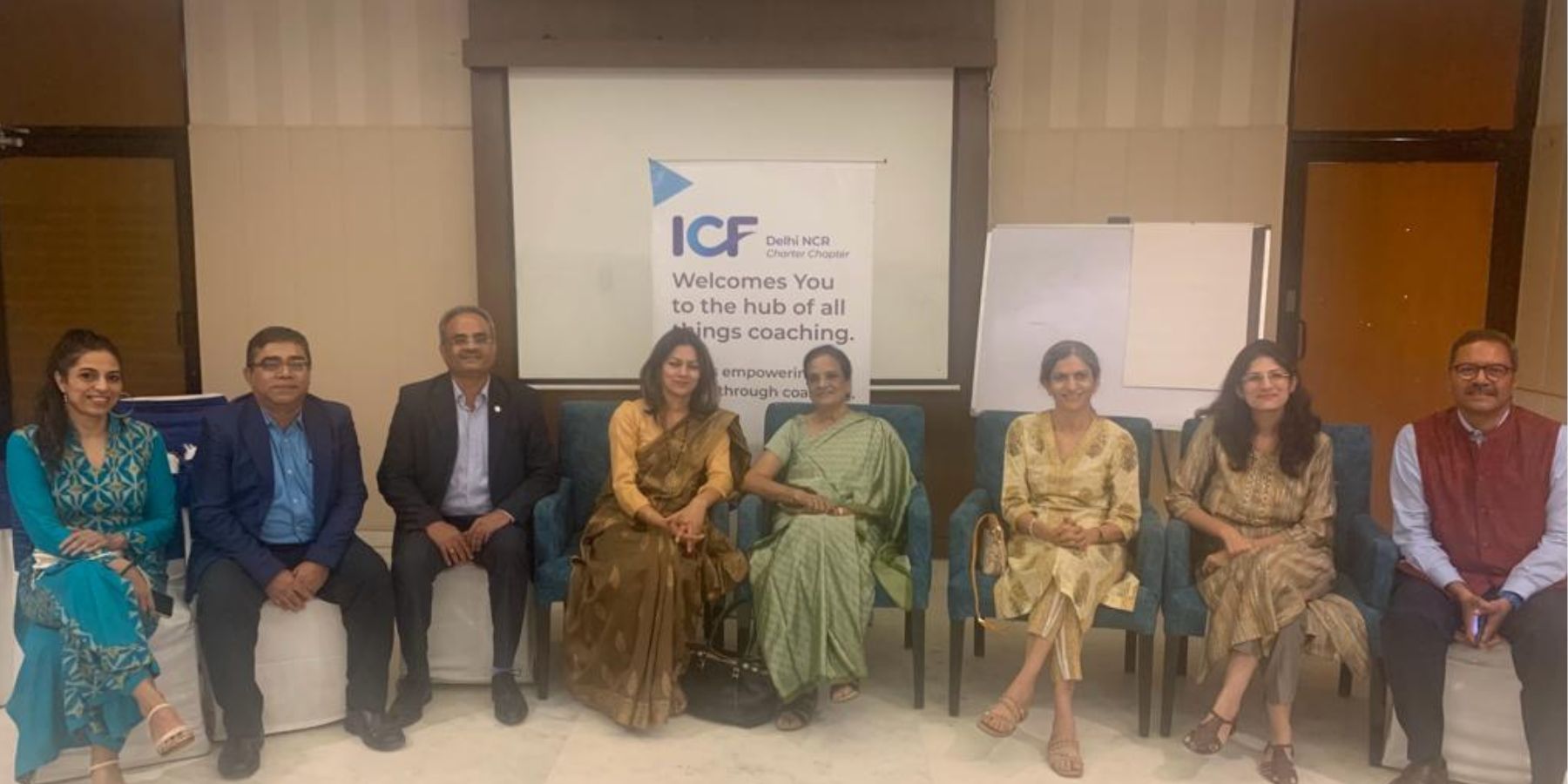 Panel- Discussion -on -Leveraging -Assessments in Coaching- at the ICF Delhi NCR Charter Chapter meet